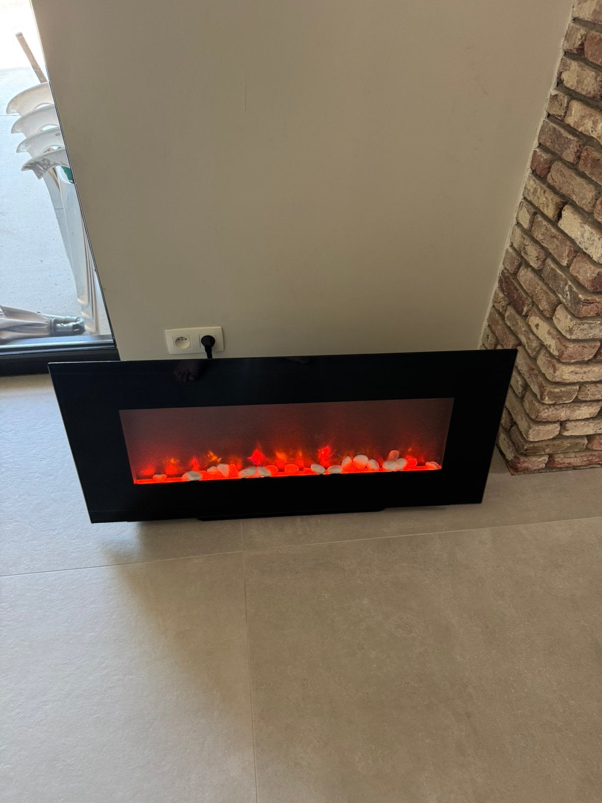 Sfeerrhaard elektrisch, Ophalen, Zo goed als nieuw, Hangende haard, Elektrische haard