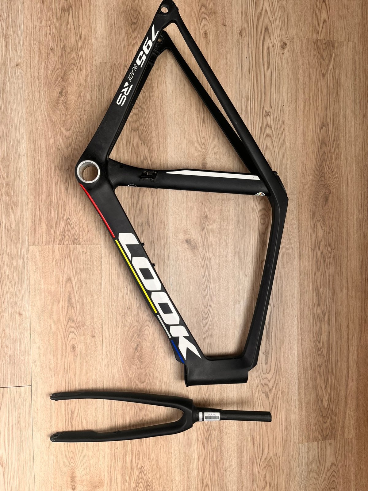 LOOK 795 Blade RS Disc 2022 carbon aeroframe + vork — maat L, Vélos & Vélomoteurs, Vélos Pièces, Utilisé, Carbone, Racefiets, Enlèvement