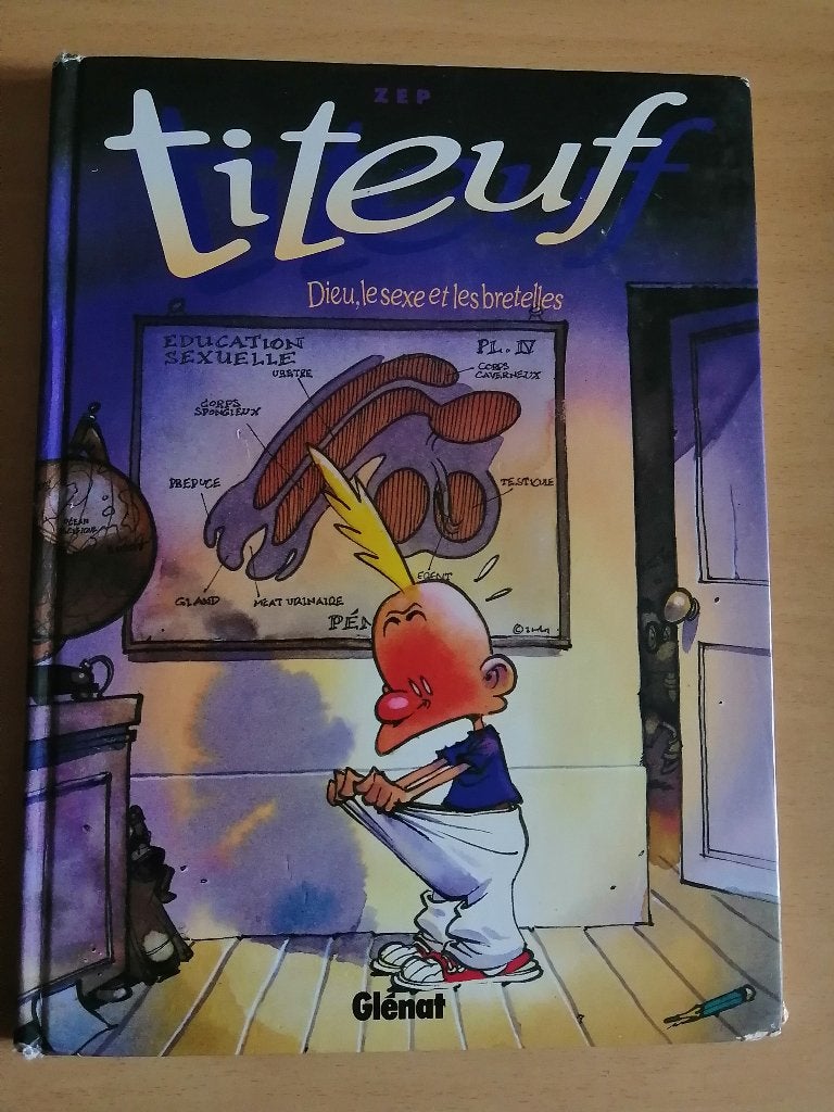 BD Titeuf 1. Dieu, le sexe et les bretelles de Zep, Une BD, Enlèvement ou Envoi