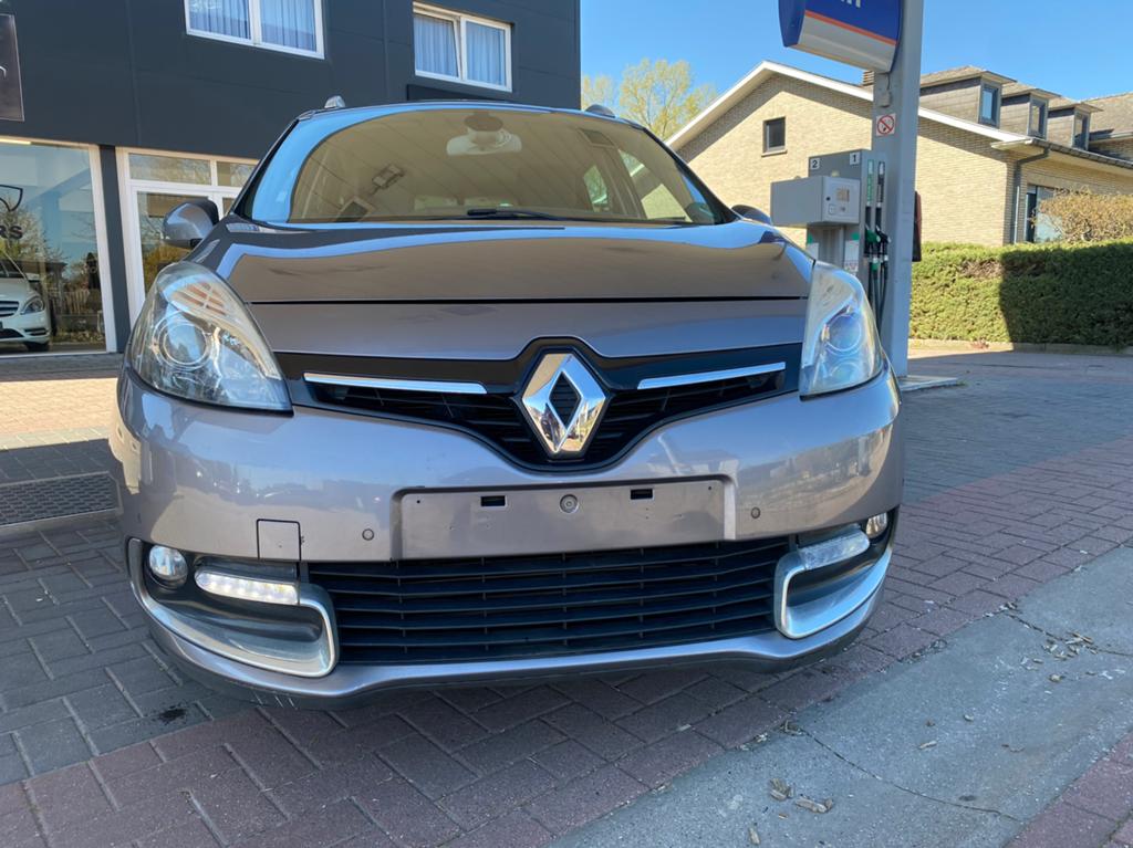 Renault Scénic 1.2 - BENZINE - AIRCO - 132.000km - 2015, Auto's, Euro 5, Monovolume, Zwart, Bruin
