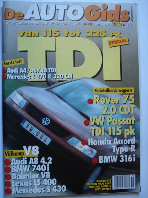 AutoGids 515, Livres, Autos | Brochures & Magazines, Utilisé, Général, Envoi