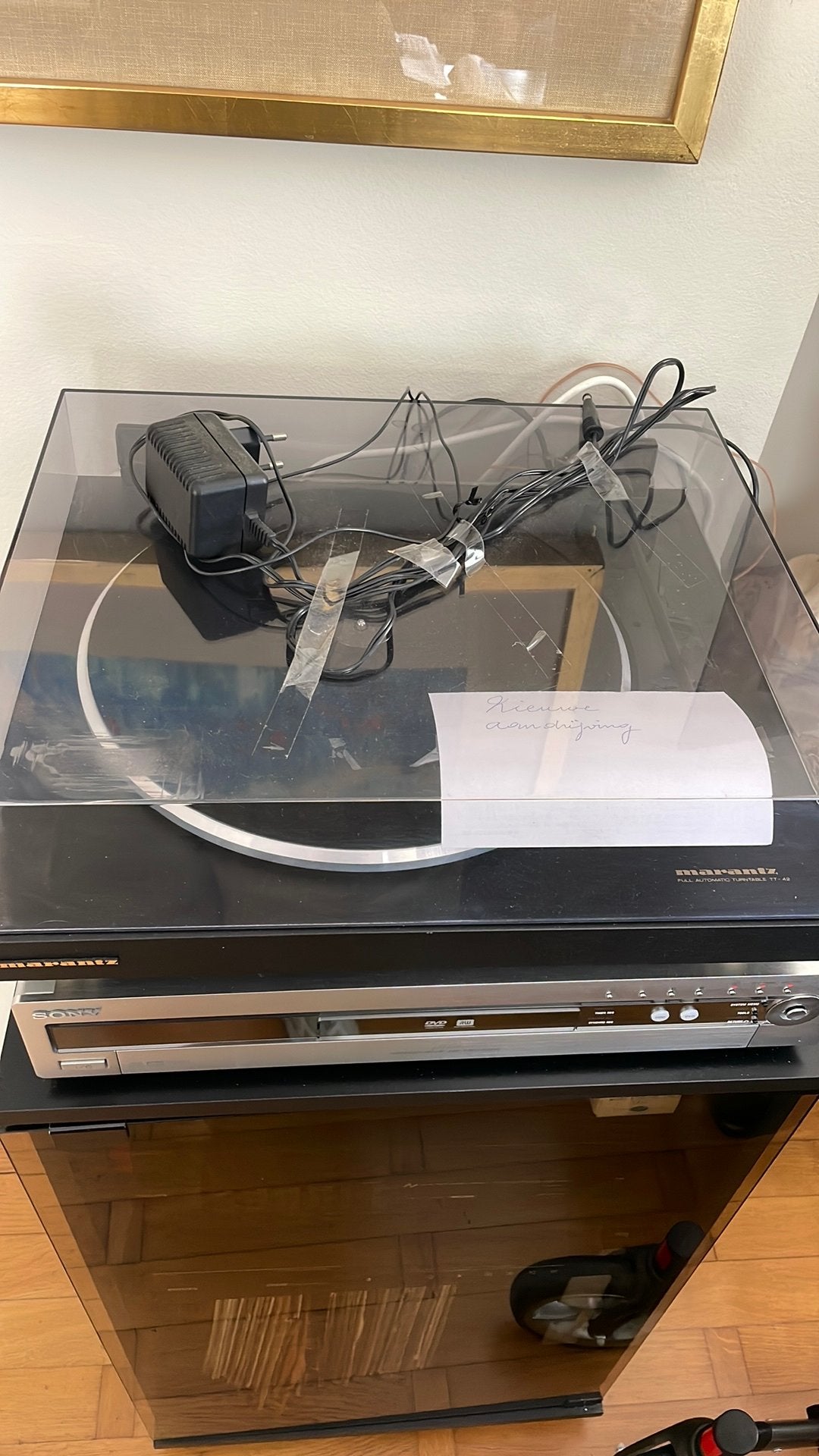 Marantz platenspeler, Ophalen, Zo goed als nieuw, Platenspeler, Overige merken