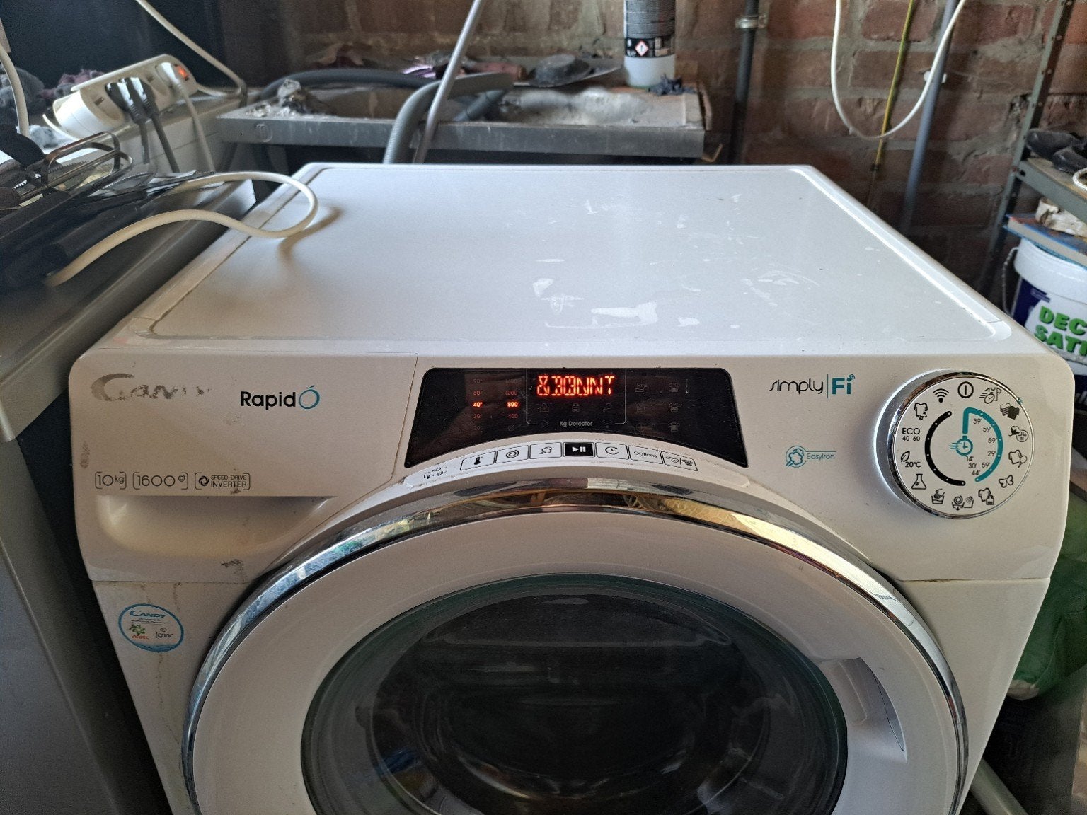 Candy RapidÓ wasmachine – 10 kg, Ophalen