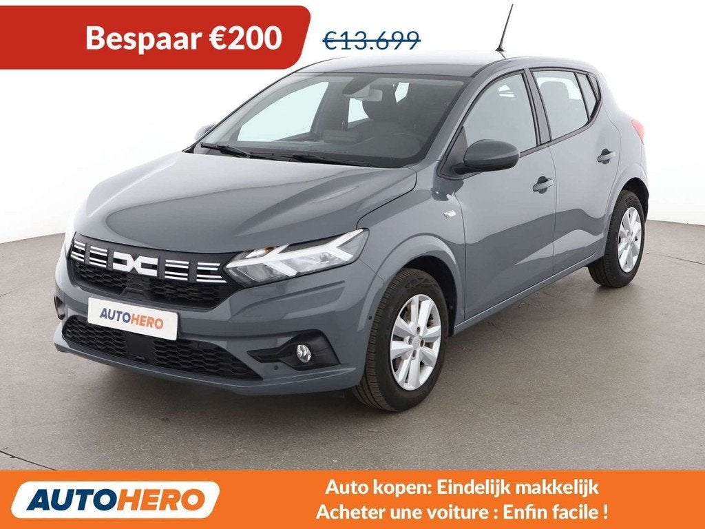 Dacia Sandero 1.0 TCe Expression, Autos, Dacia, Argent ou Gris, Achat, 5 portes, 5 places