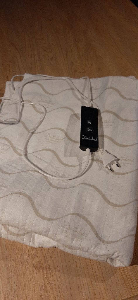 Electrisch verwarmingsdeken, Huis en Inrichting, Ophalen of Verzenden, Gebruikt, Eenpersoons, Deken of Dekbed