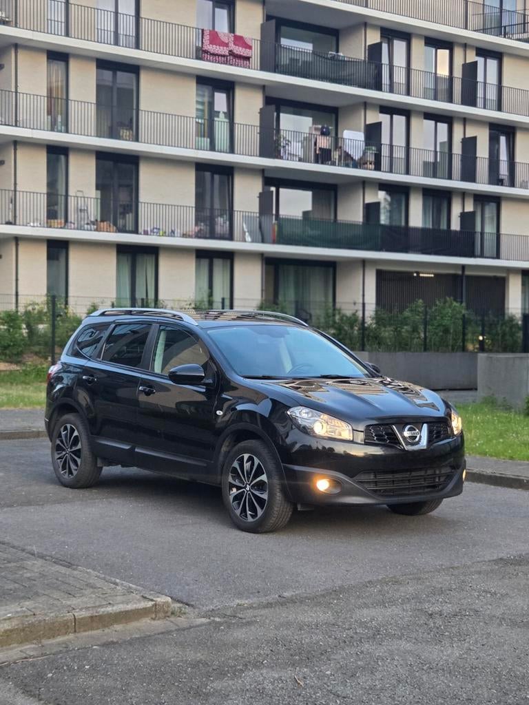 Nissan qashqai+2 Tekna 1.6dci (Nissan Onderhoudsboekje), Auto's, Stof, Zwart, Navigatiesysteem, 5 deurs