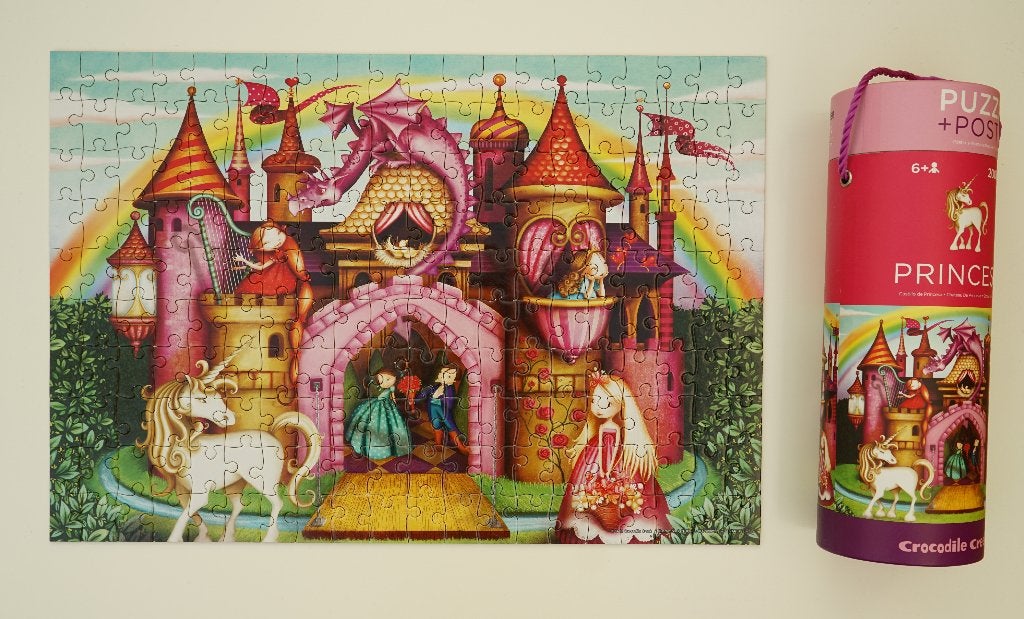 Crocodile Creek prinses puzzel, 200 stukken, Enlèvement ou Envoi, Plus de 50 pièces, Utilisé, 4 à 6 ans