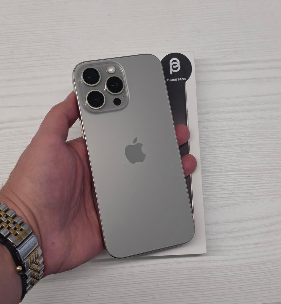 IPHONE 16 PRO MAX 5G 256GB NATURAL TITANIUM, Ophalen, IPhone 16 Pro, Screenprotector