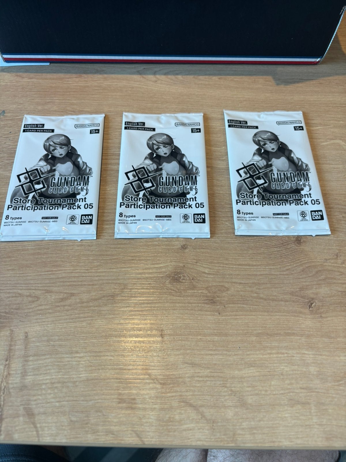 Gundam store participation pack 05 x3, Hobby en Vrije tijd, Verzamelkaartspellen | Overige, Ophalen