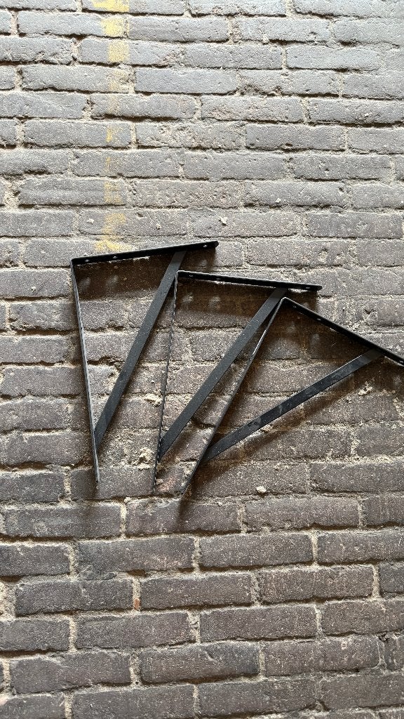 3x versterkte plankdragers 400x270 (zwart), Ophalen, Zo goed als nieuw, Overige typen