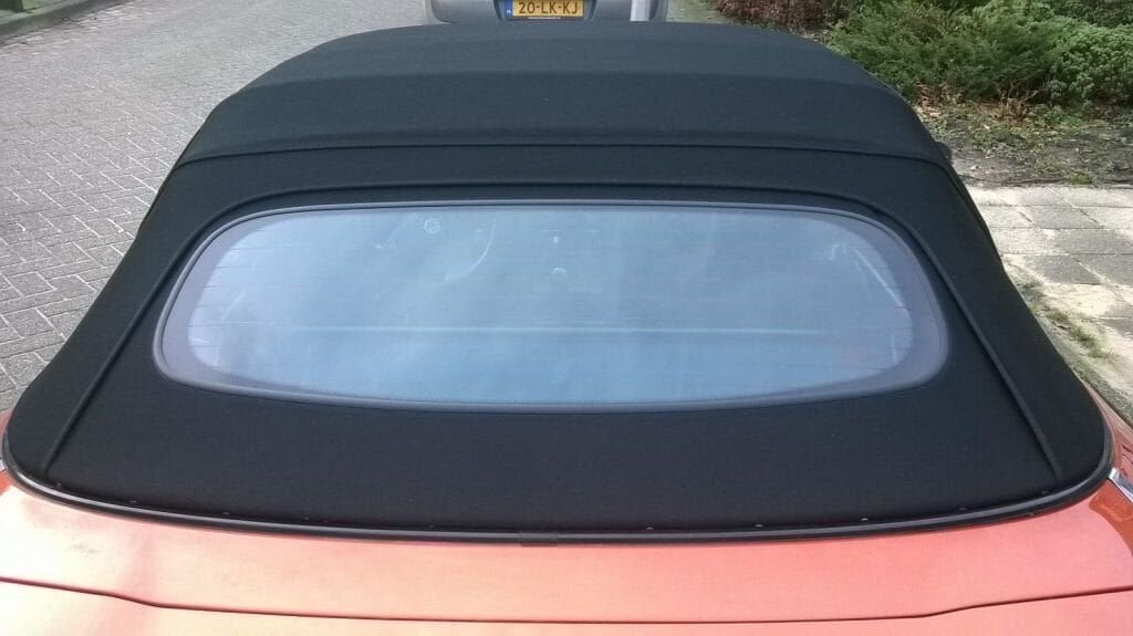 Mg F mgf mg tf mgtf zwarte softtop + glazenruit opgebouwd op, -, -, Nieuw, Ophalen of Verzenden
