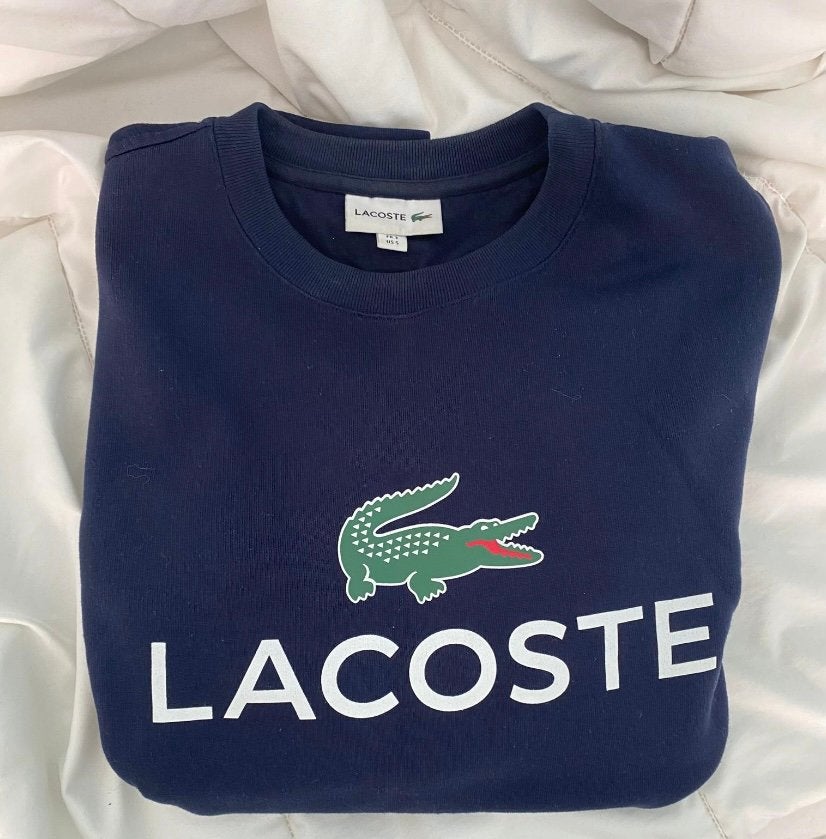 Pull Lacoste, Enlèvement ou Envoi, Comme neuf, Taille 46 (S) ou plus petite, Bleu