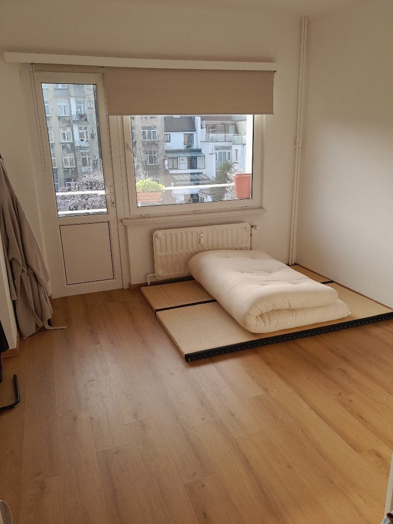 Futon en cotton et tatamis en paille de riz, Autres dimensions, Comme neuf, Enlèvement, Autres dimensions