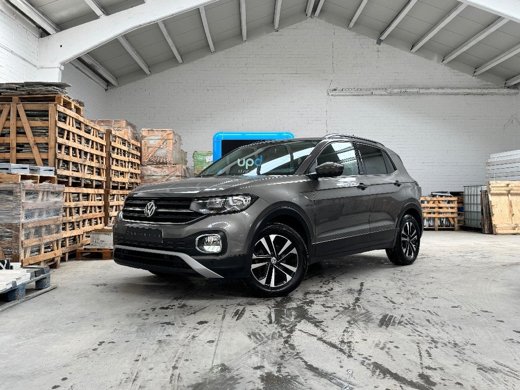 2020 Volkswagen T-Cross United 1.0 TSI CARPLAY / CAMERA / CC, Autos, Argent ou Gris, Euro 6, Entreprise, Boîte manuelle