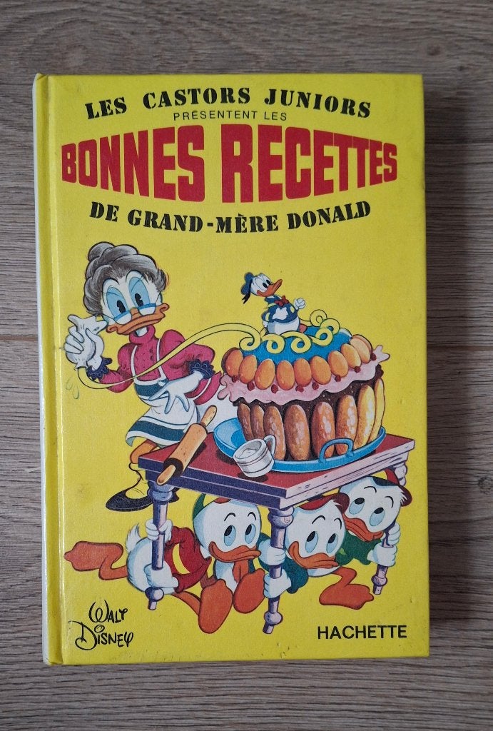 Bonnes recettes de grand mere Donald manuels des castors, Garçon ou Fille, Enlèvement ou Envoi, Comme neuf, 4 ans