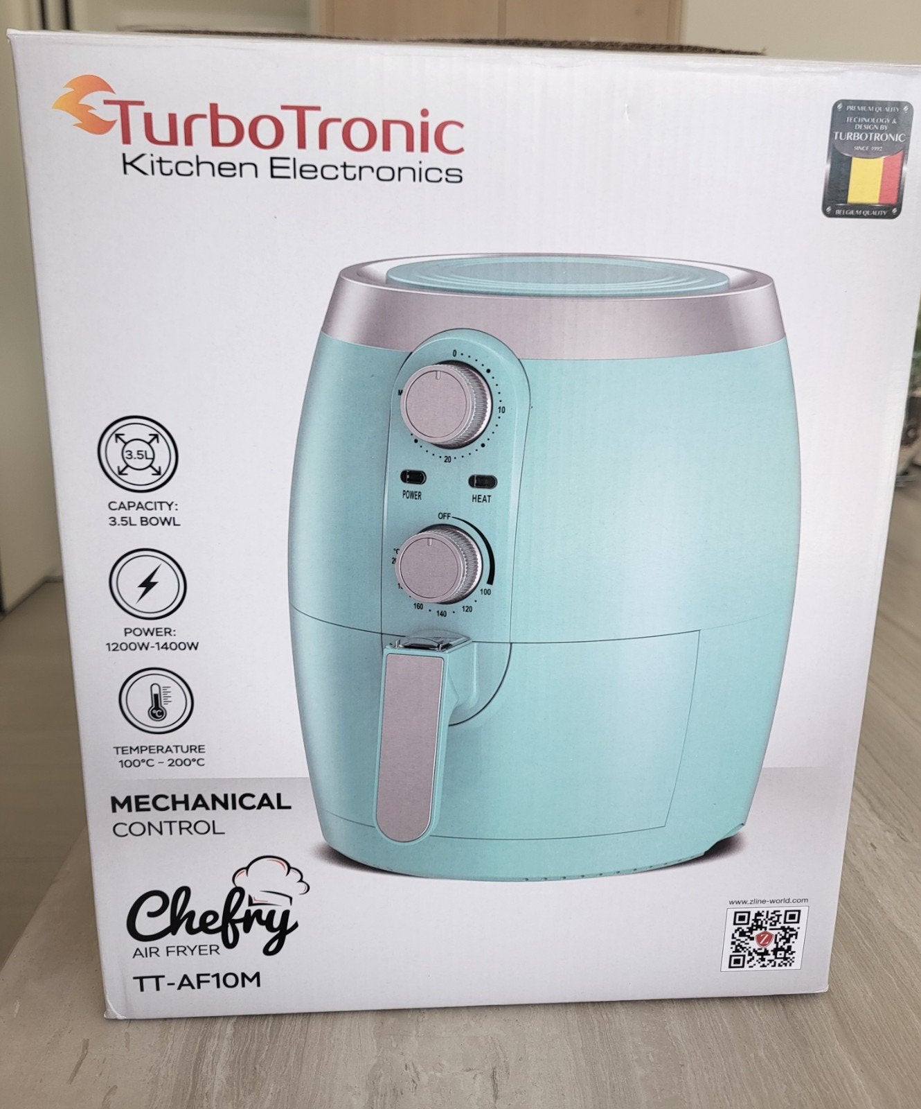 Friteuse à air, Turbo Tronic, « Cherry », Electroménager, Enlèvement, Neuf, Friteuse à air XL, 1500 grammes ou plus