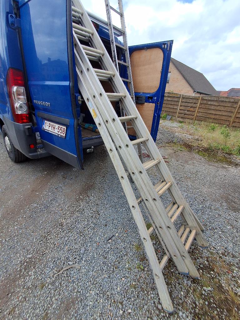 Ladder  3 x 16, Ophalen, Zo goed als nieuw, Ladder, 4 meter of meer
