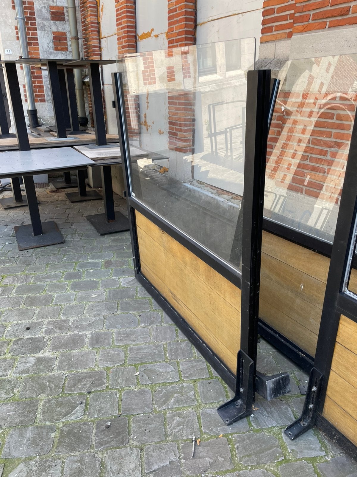Windschermen(horeca), Jardin & Terrasse, Écrans de jardin, Enlèvement ou Envoi, 100 à 150 cm, 150 à 200 cm, Utilisé