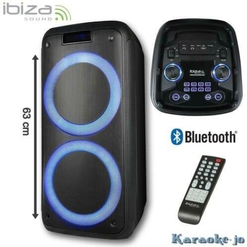 IBIZA FREESOUND400 Actieve Box met ingebowde accu, Afstandsbediening, Ophalen of Verzenden, Nieuw, Overige typen
