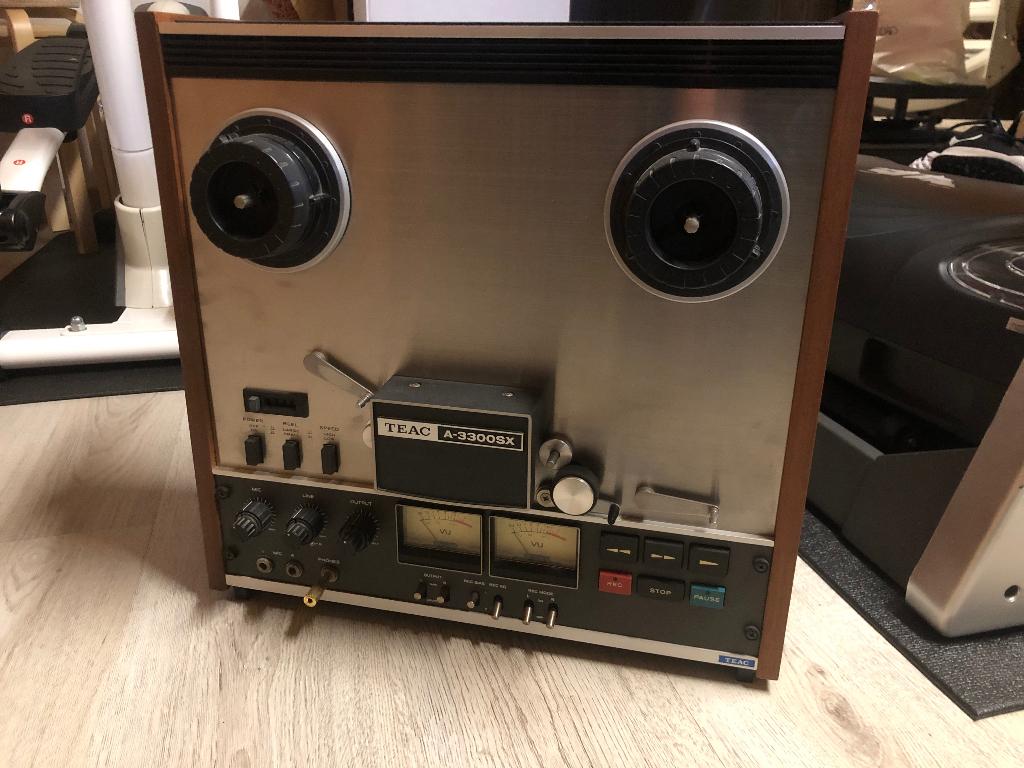 tape deck TEAC A-3300SX, Enlèvement, Magnétophone, Avec bandes