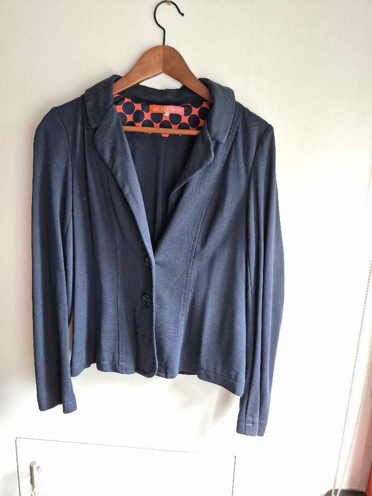 Colbert jasje maat 44, Kleding | Dames, Jasjes, Kostuums en Pakken, Blauw, Maat 42/44 (L), Ophalen of Verzenden, Zo goed als nieuw