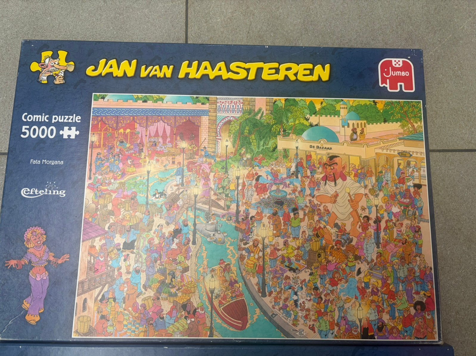 Jan van haasteren  De Efteling 5000 st, Ophalen, Zo goed als nieuw