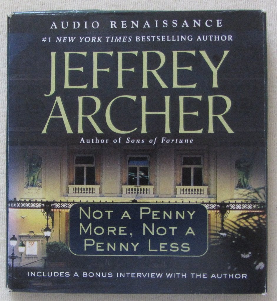 Jeffrey Archer - Not a Penny more...Audio CD, Gelezen, Jeffrey Archer, Ophalen of Verzenden, Amerika