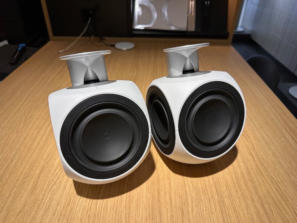 Bang & Olufsen Beolab 3 MK2 mat wit 2016 - B&O, Overige merken, Info@bang-olufsen.dk, Ophalen of Verzenden, Zo goed als nieuw