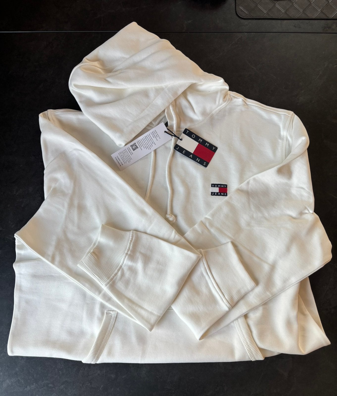 Hoodie Tommy hilfiger, Ophalen, Nieuw, Maat 52/54 (L), Wit