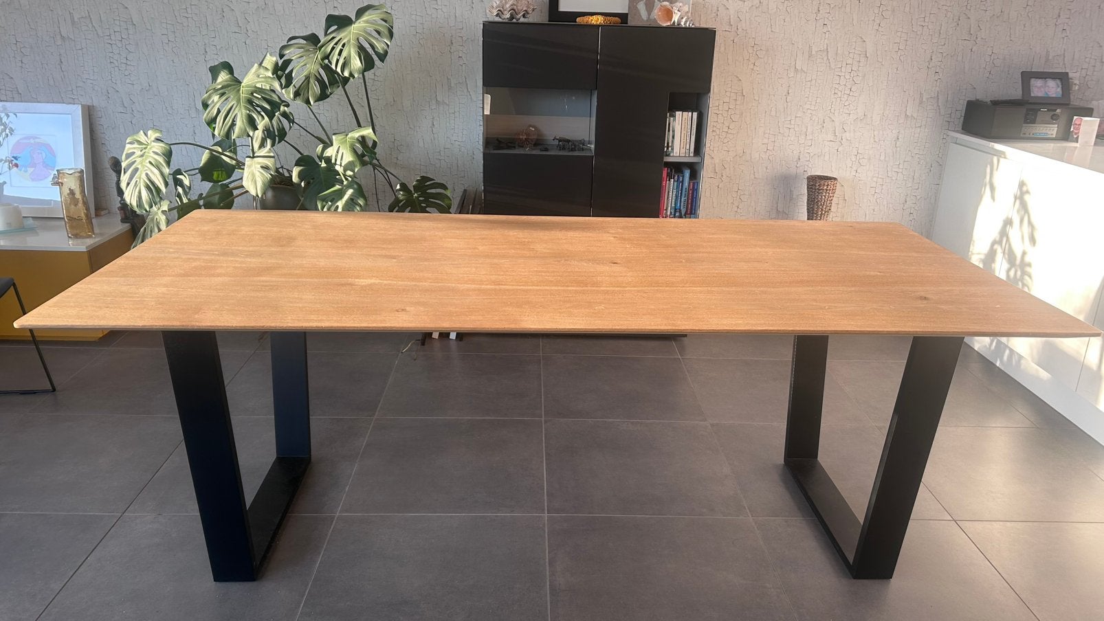 Eiken Eettafel juntoo, Ophalen, 100 tot 150 cm, Eikenhout, 200 cm of meer