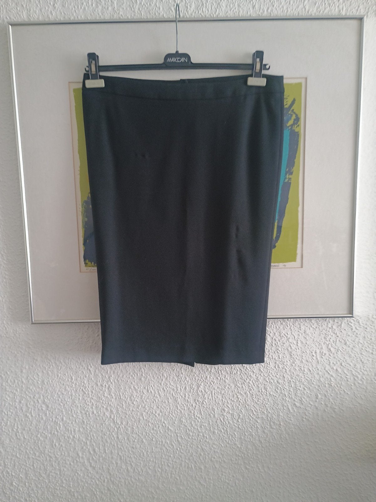 Jupe noire en laine Patrizia Pepe IT42, Taille 38/40 (M), Comme neuf, Patrizia Pepe, Longueur genou