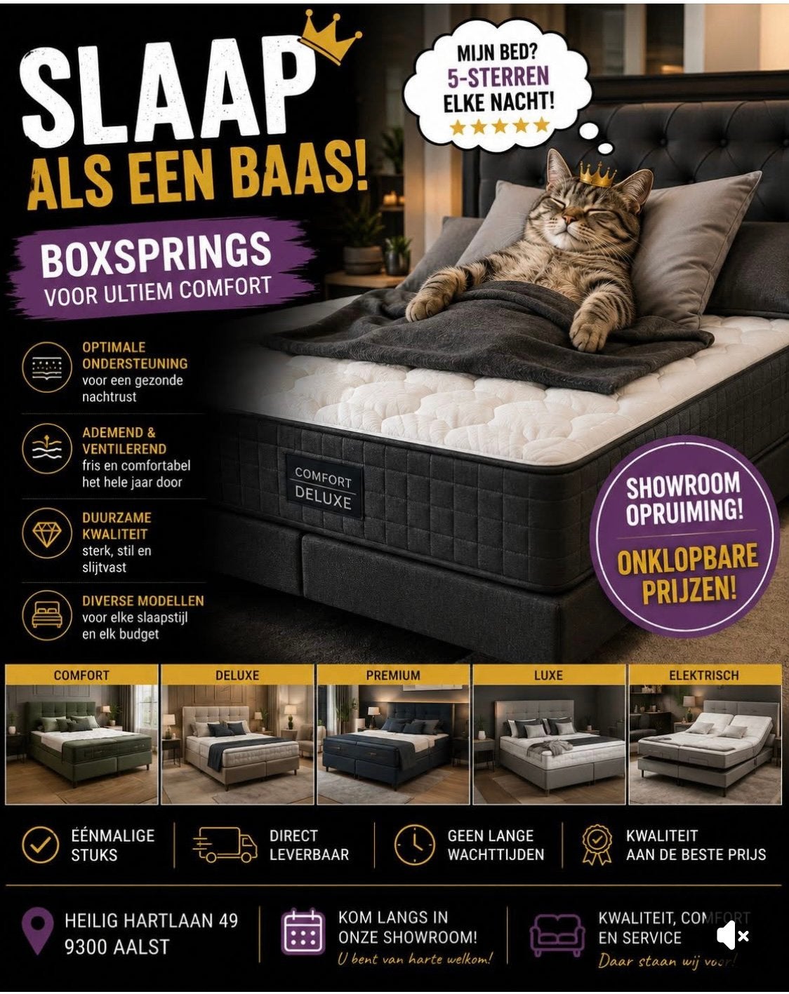 #bedden #stapelbedden #boxspring #hoogslapers #seniorbed, Enlèvement ou Envoi, Neuf