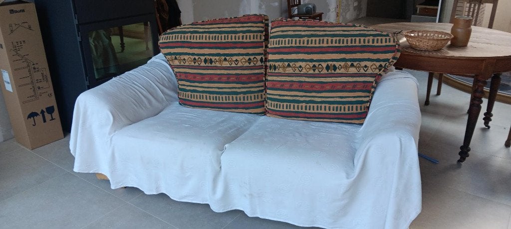 sofa 2-zit, Ophalen, Gebruikt, 150 tot 200 cm, Tweepersoons