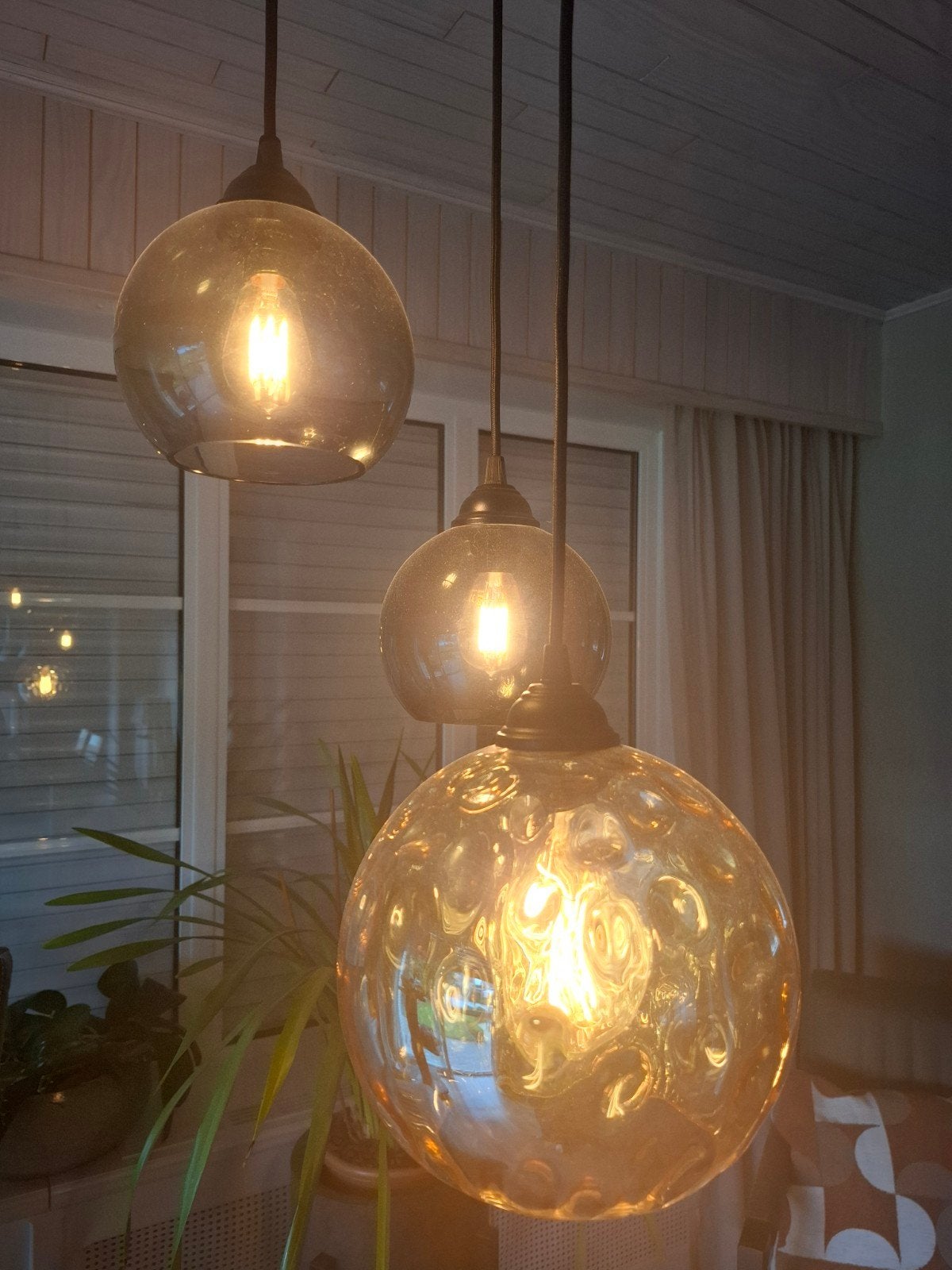 Lampe suspendue, achat récent., Enlèvement, Verre