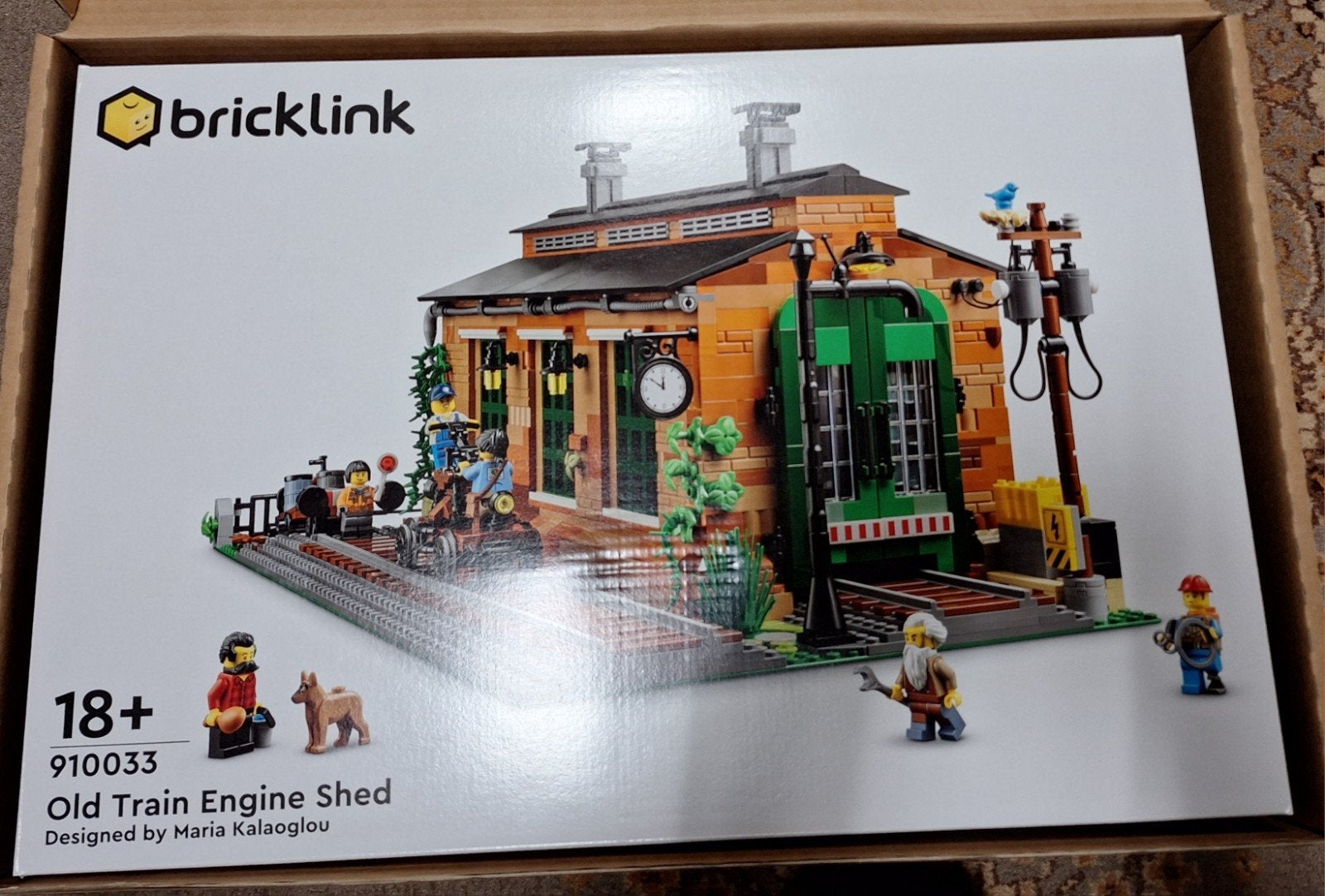 Lego 910033 - Ancien hangar à machines de train, Enfants & Bébés, Neuf, Lego, Ensemble complet, Complet