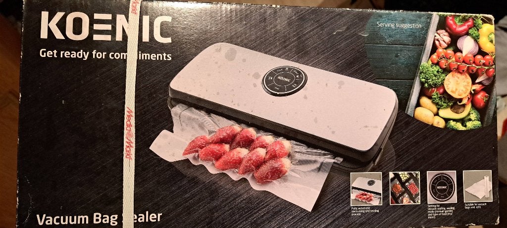 Nieuwe Koenic vacuümsealer + Domo-rollen, Overige typen, Ophalen, Nieuw, Overige merken