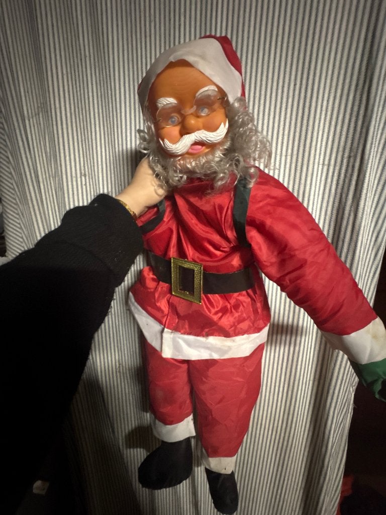 Poupée de Père Noël géante d'extérieur, Enlèvement, Utilisé