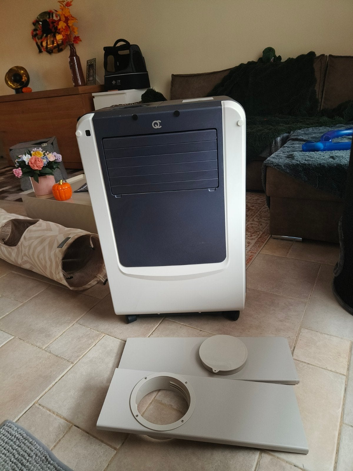 Mobiele Airco, Ophalen, Mobiele airco