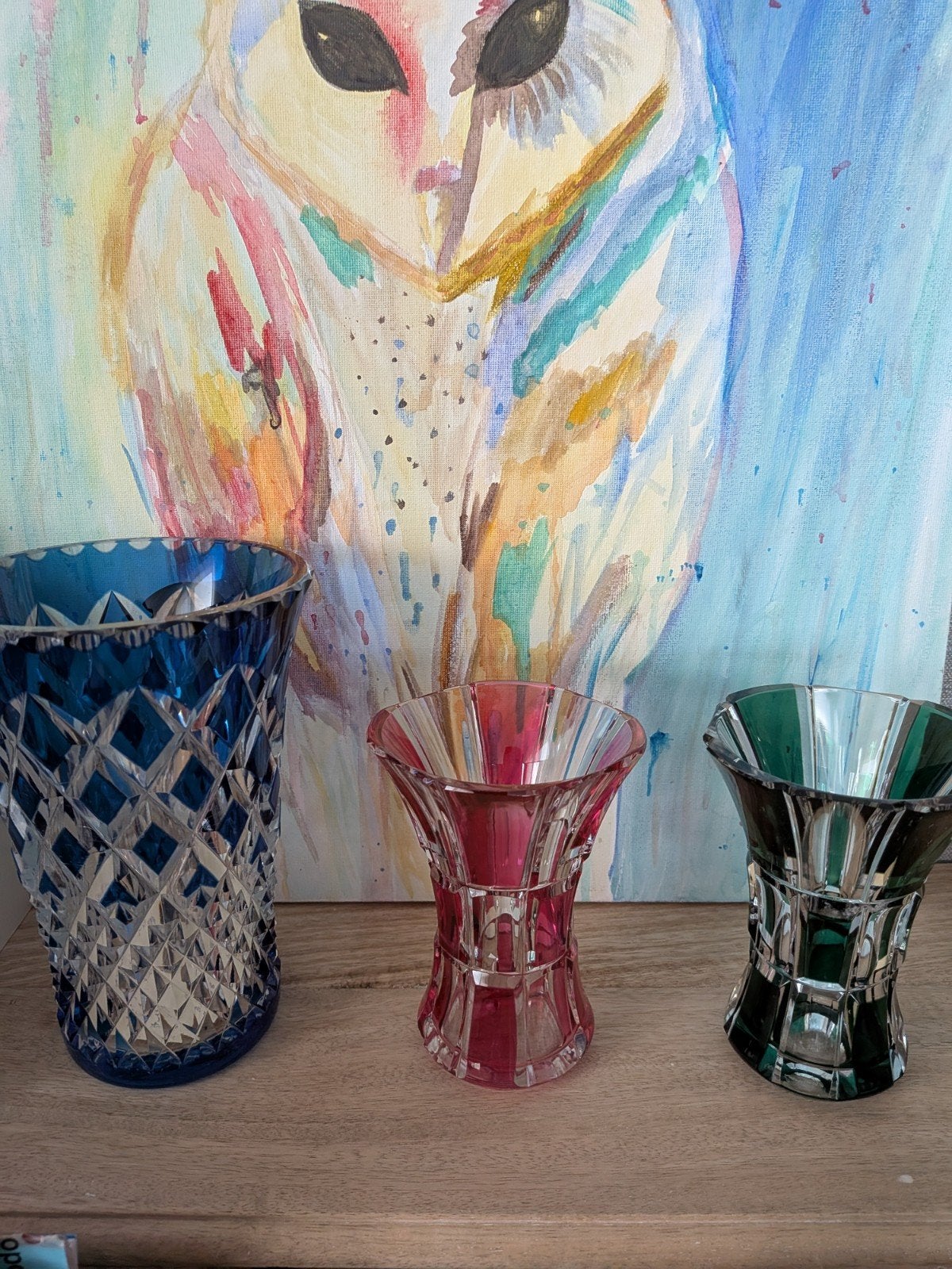 lot vazen, glazen Val Saint Lambert. servies, Ophalen