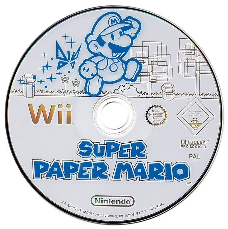 Super Paper Mario (enkel de disk), Games en Spelcomputers, Gebruikt, 1 speler, Ophalen of Verzenden, Vanaf 3 jaar