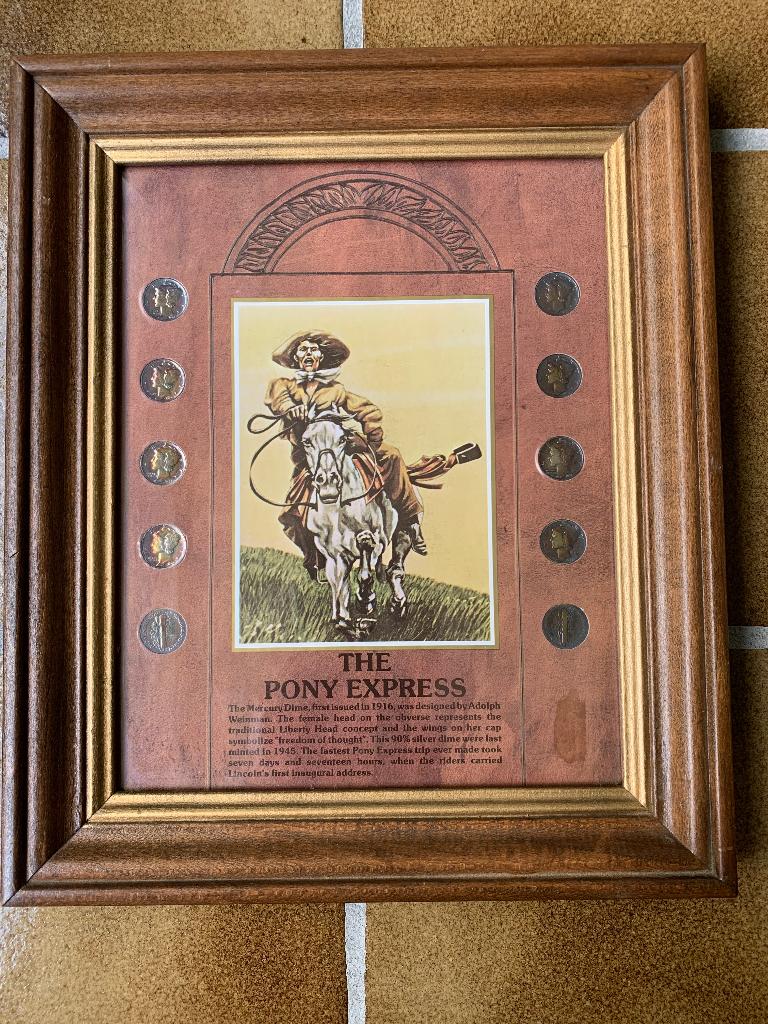 The Pony Express Mercury Dime Collection, Ophalen of Verzenden, Setje, Zilver