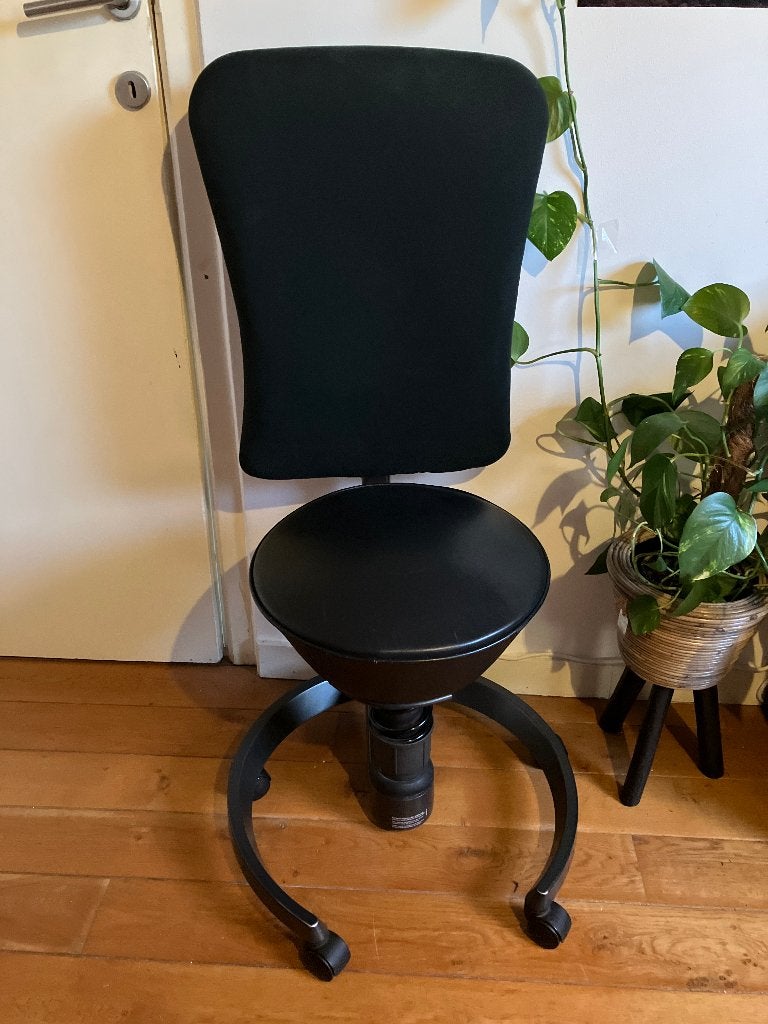 Aeris Swopper Work Ergonomische bureaustoel met rugleuning, Huis en Inrichting, Bureaustoelen, Ophalen, Gebruikt, Zwart, Bureaustoel