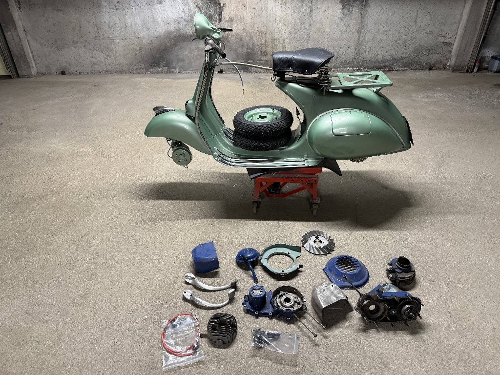 VESPA ACMA 53 / ACMA 57 et 58 incomplets, Autres modèles, 125 cm³, Classe B (45 km/h), Enlèvement