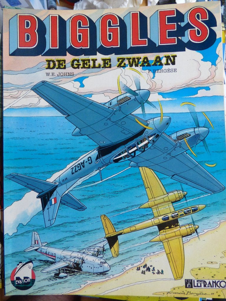 biggles , de gele zwaan ,   softcover, Boeken, Ophalen of Verzenden