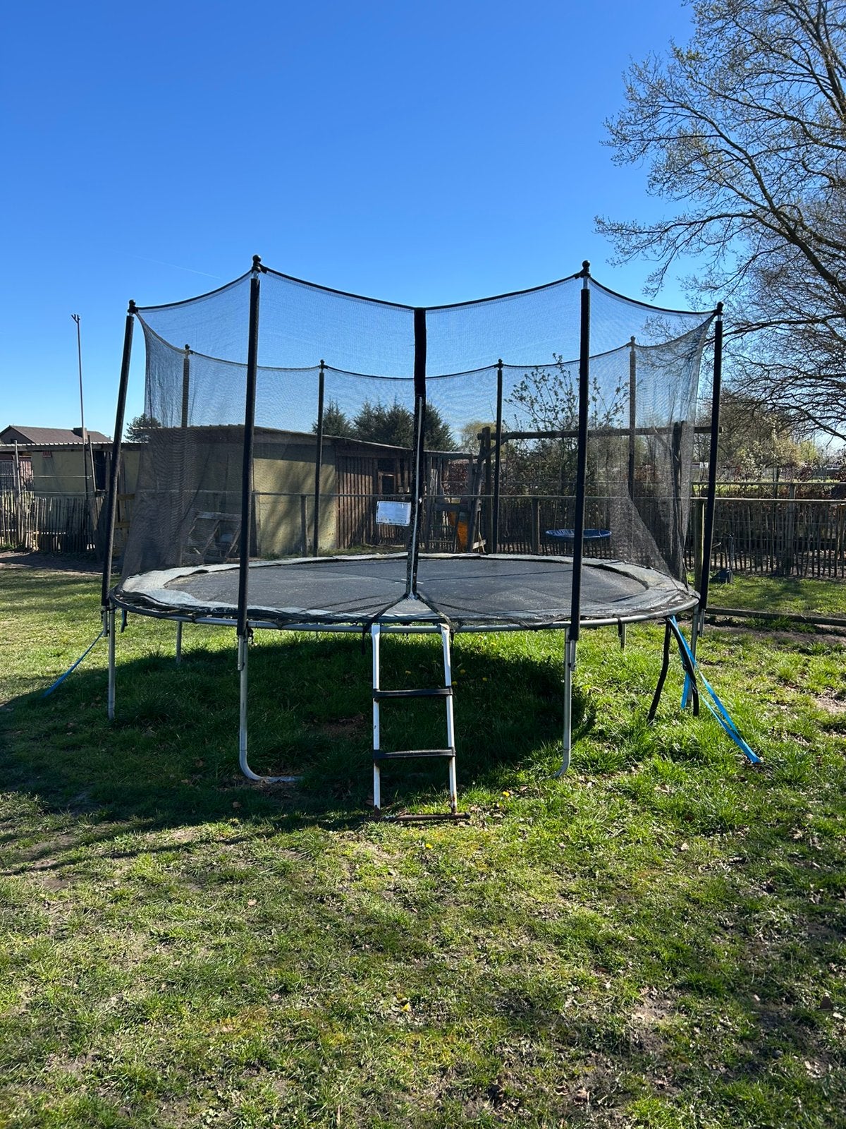 Trampoline met vangnet (diameter: 4.20m), Kinderen en Baby's, Speelgoed | Buiten | Trampolines, Ophalen, Zo goed als nieuw
