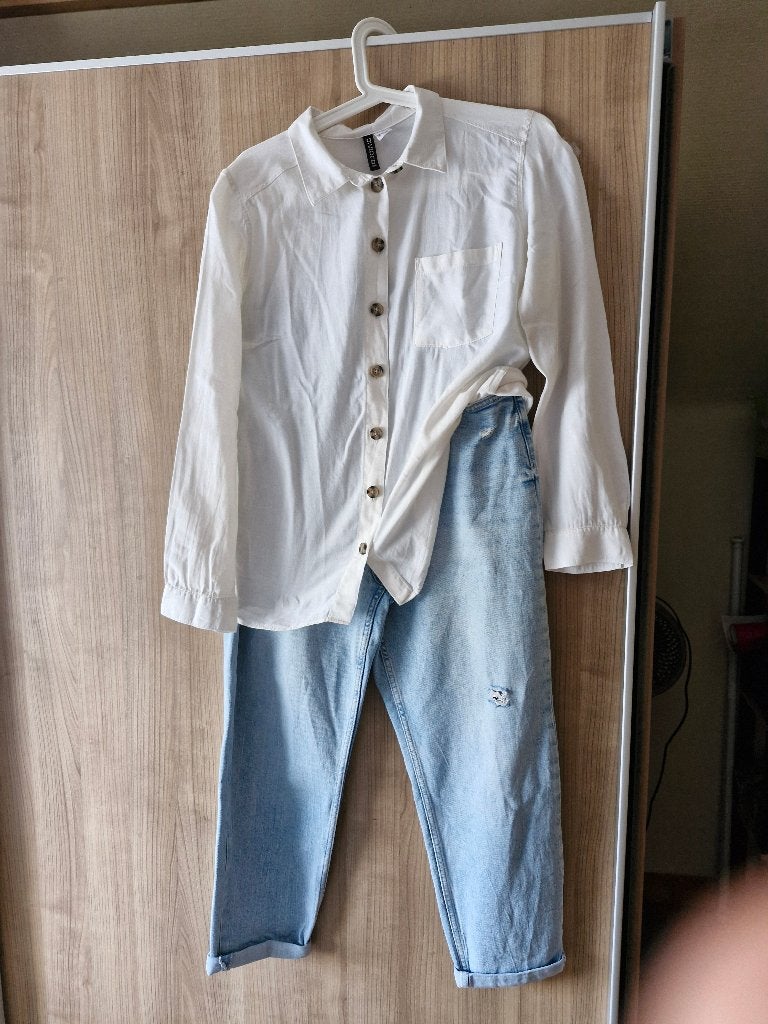 Broek en hemdsblouse, Kleding | Dames, Bershka, Ophalen of Verzenden, Gedragen
