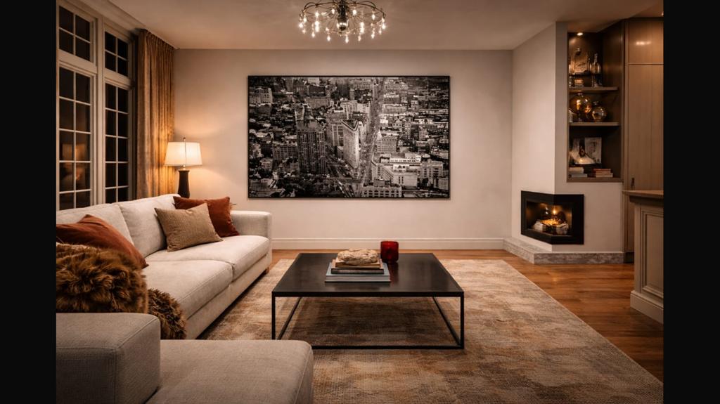 Schilderij van IKEA NEW YORK. Zeldzaam 1999, Huis en Inrichting, Stoffering | Vloerbedekking, Zo goed als nieuw, Overige typen