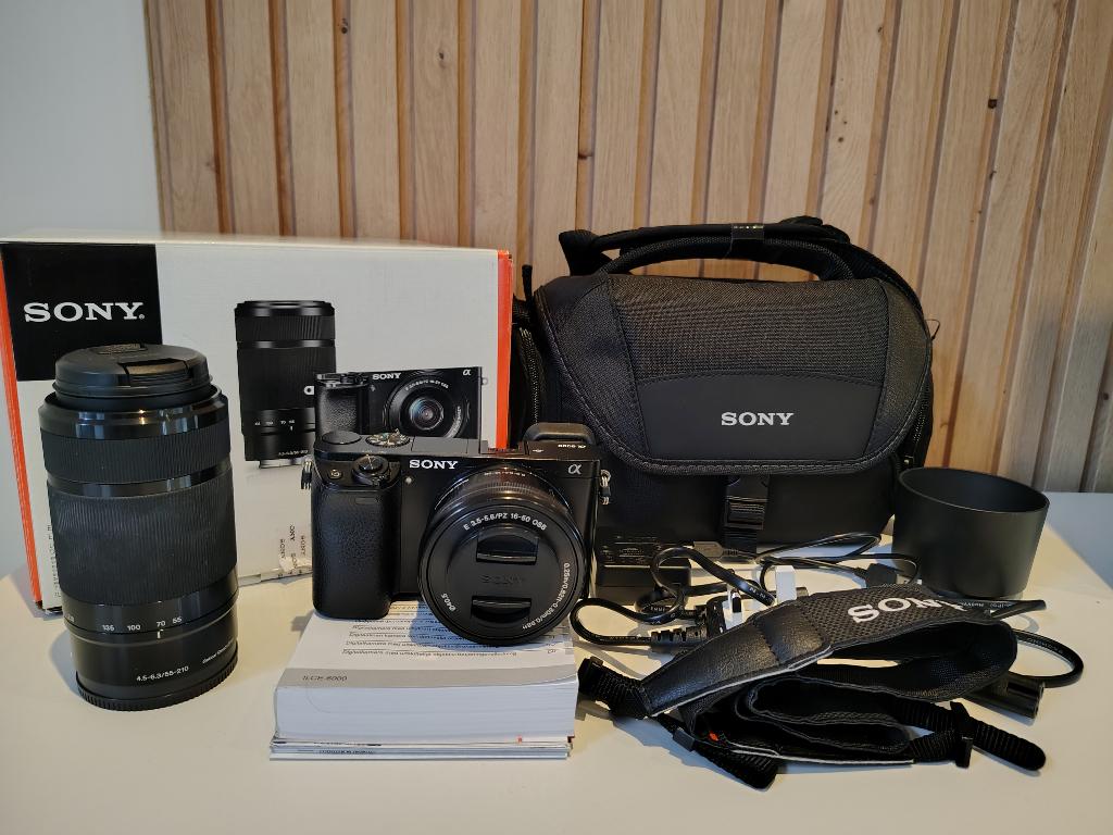 Sony Alpha A6000 bundle, Audio, Tv en Foto, Ophalen, Compact, Zo goed als nieuw, Sony