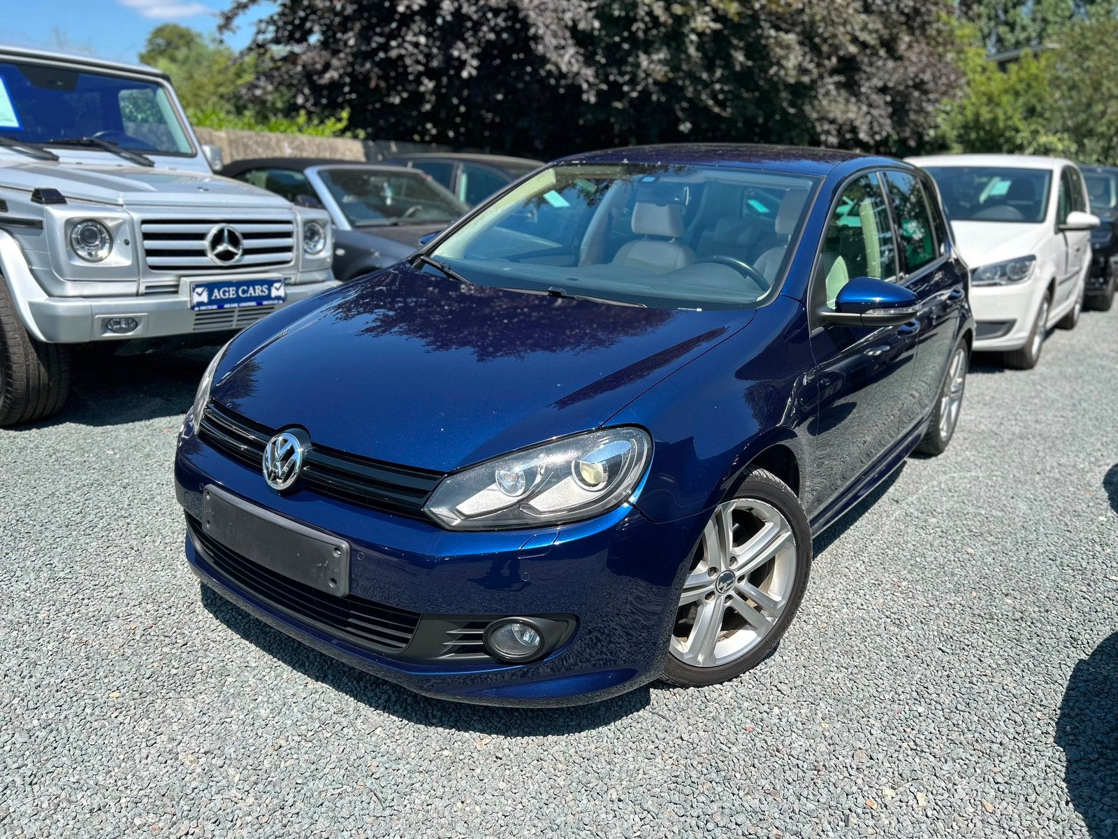Volkswagen Golf 6 R-Line automaat, Auto's, Automaat, Euro 5, 4 cilinders, Blauw