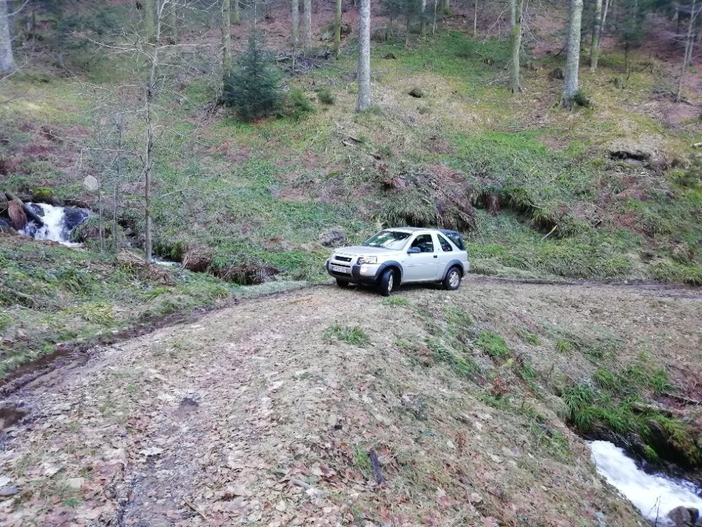 Land Rover Freelander TD4, Autos, Argent ou Gris, 82 kW, Cabriolet, Noir